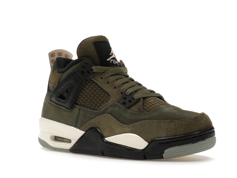 Jordan 4 Retro SE Craft Medium Olive (GS) - image 5