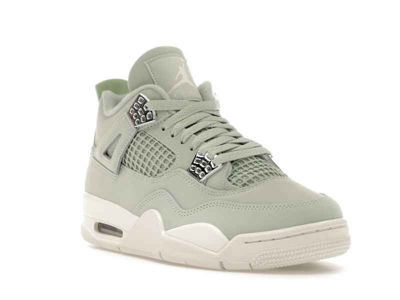 Jordan 4 Retro Seafoam Sail (Women's) - image 6