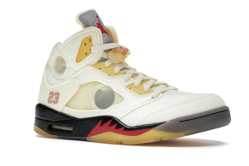 Jordan 5 Retro Off-White Sail - image 4