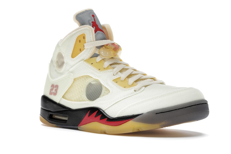 Jordan 5 Retro Off-White Sail - image 5