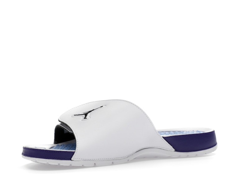 Jordan Hydro 5 Retro Slide White New Emerald Grape Ice Black - image 16