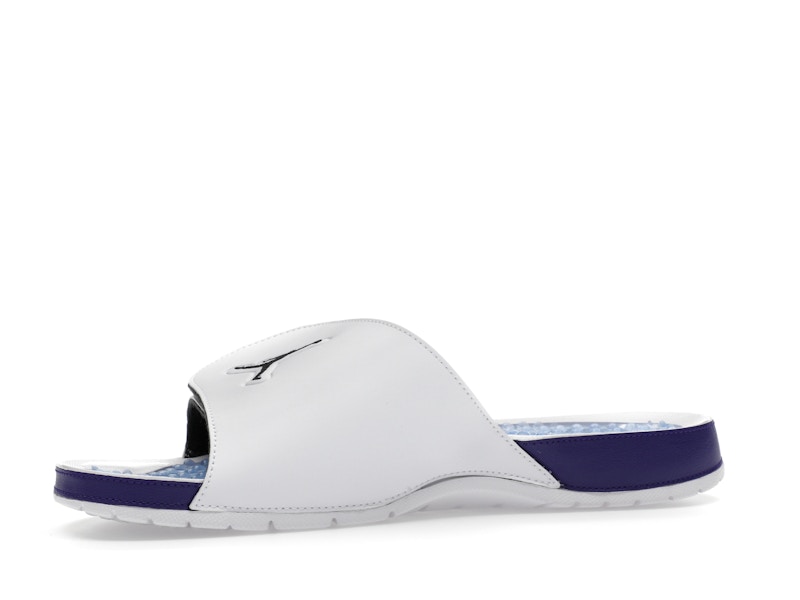 Jordan Hydro 5 Retro Slide White New Emerald Grape Ice Black - image 17