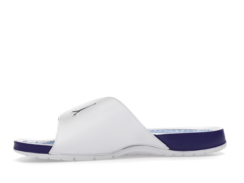 Jordan Hydro 5 Retro Slide White New Emerald Grape Ice Black - image 18
