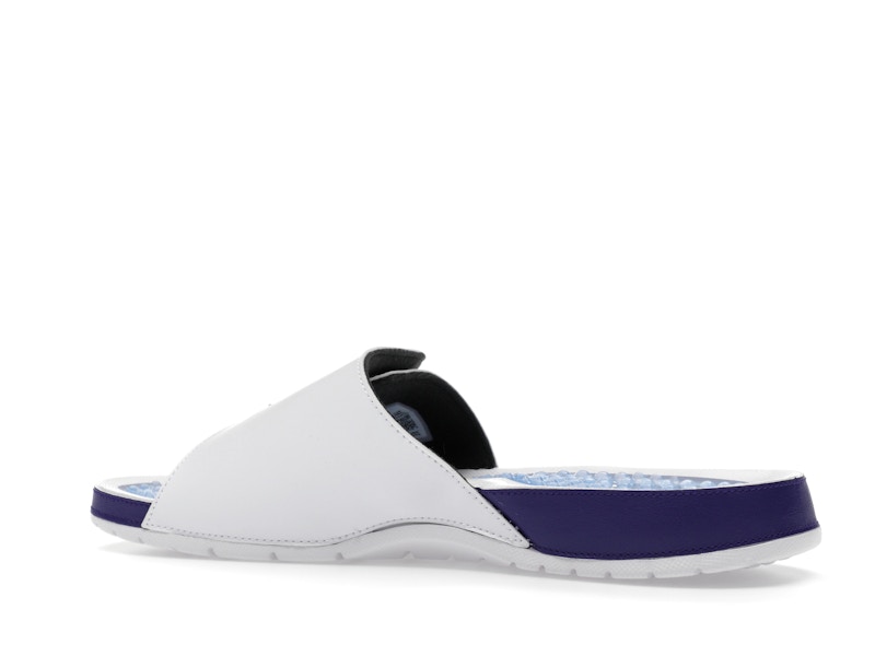Jordan Hydro 5 Retro Slide White New Emerald Grape Ice Black - image 22