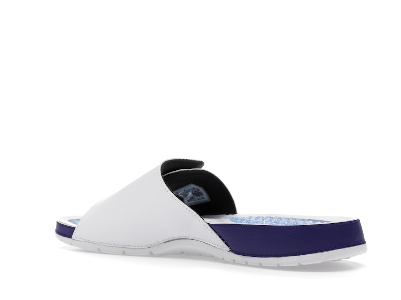 Jordan Hydro 5 Retro Slide White New Emerald Grape Ice Black - image 23