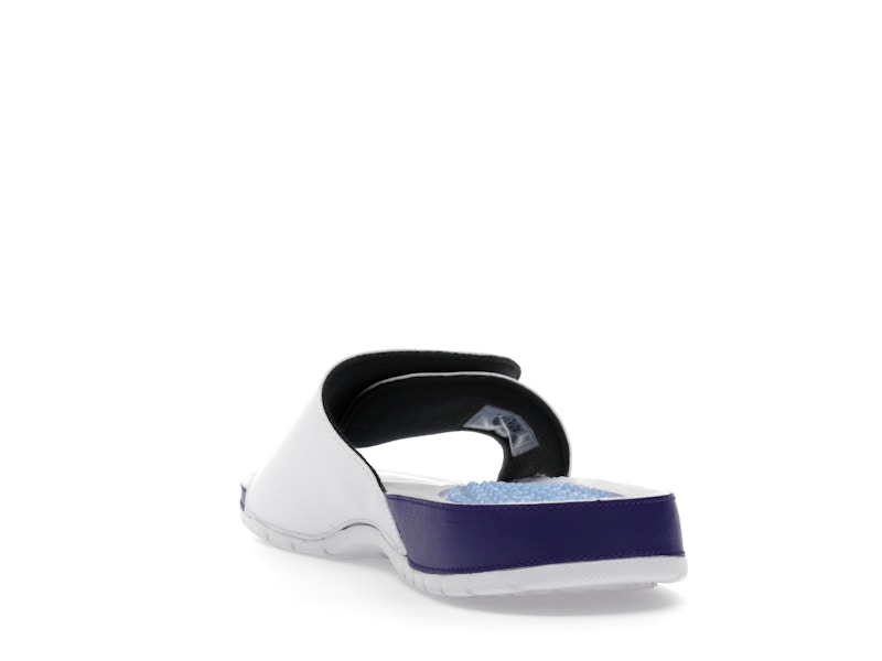 Jordan Hydro 5 Retro Slide White New Emerald Grape Ice Black - image 26
