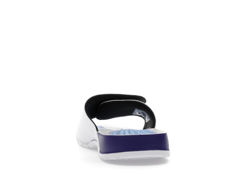 Jordan Hydro 5 Retro Slide White New Emerald Grape Ice Black - image 27