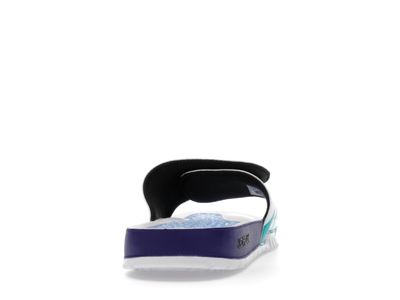 Jordan Hydro 5 Retro Slide White New Emerald Grape Ice Black - image 29