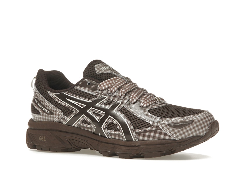 ASICS Gel-Venture 6 Story mfg. Reddish Brown Gingham - image 4