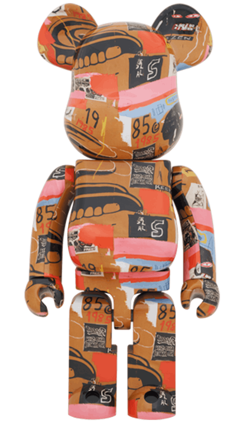 Bearbrick Andy Warhol x JEAN-MICHEL BASQUIAT #2 1000%