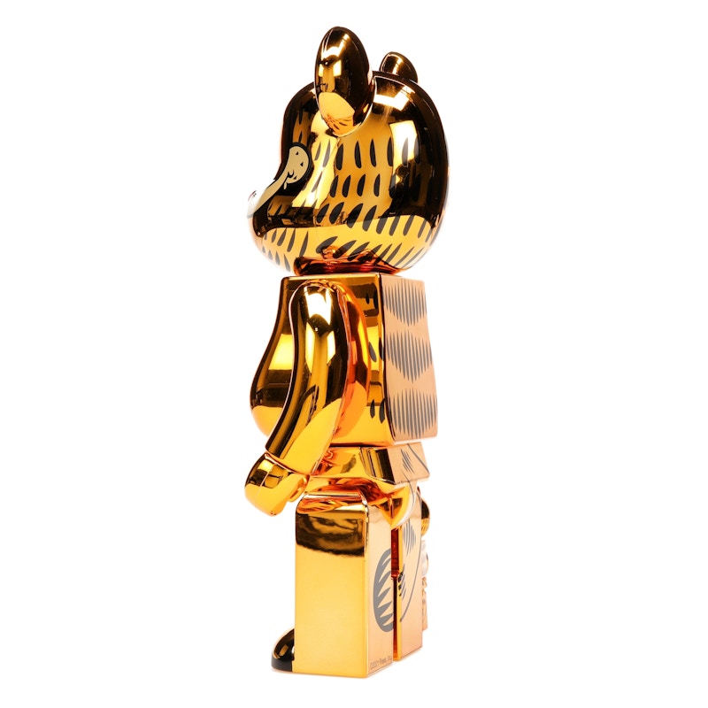 Bearbrick Garfield 100% & 400% Set Gold Chrome Ver. - image 12