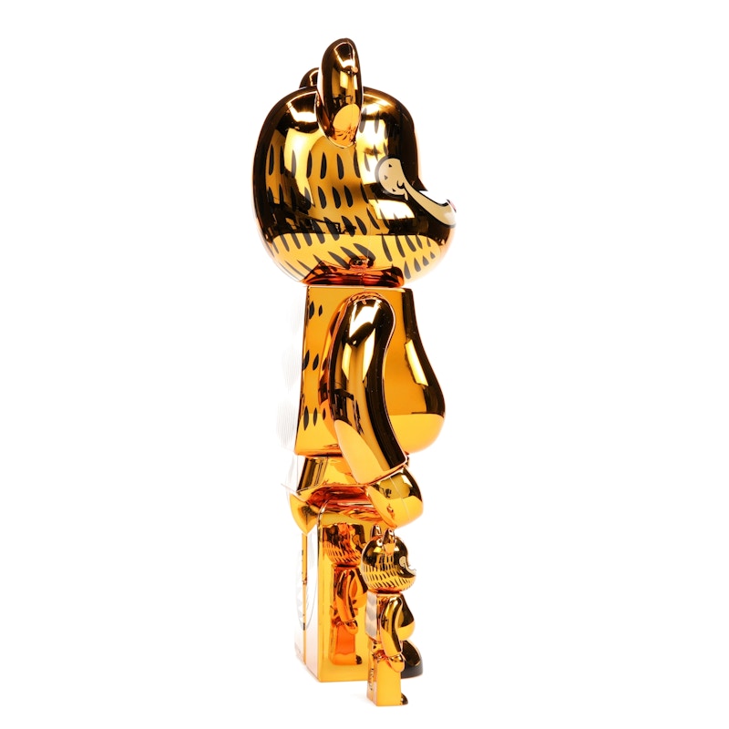 Bearbrick Garfield 100% & 400% Set Gold Chrome Ver. - image 27