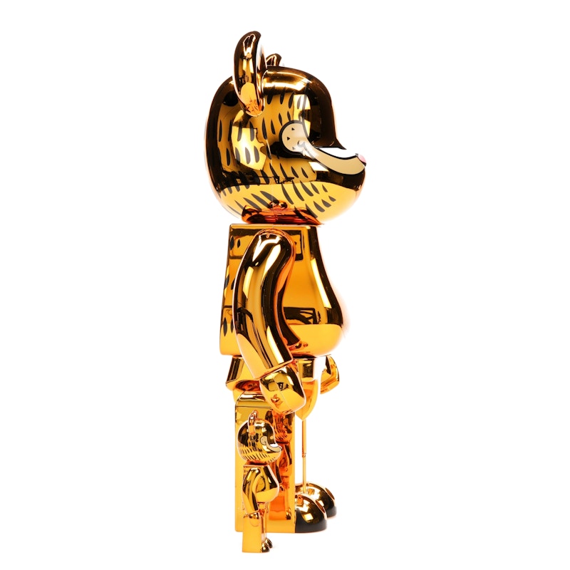 Bearbrick Garfield 100% & 400% Set Gold Chrome Ver. - image 29