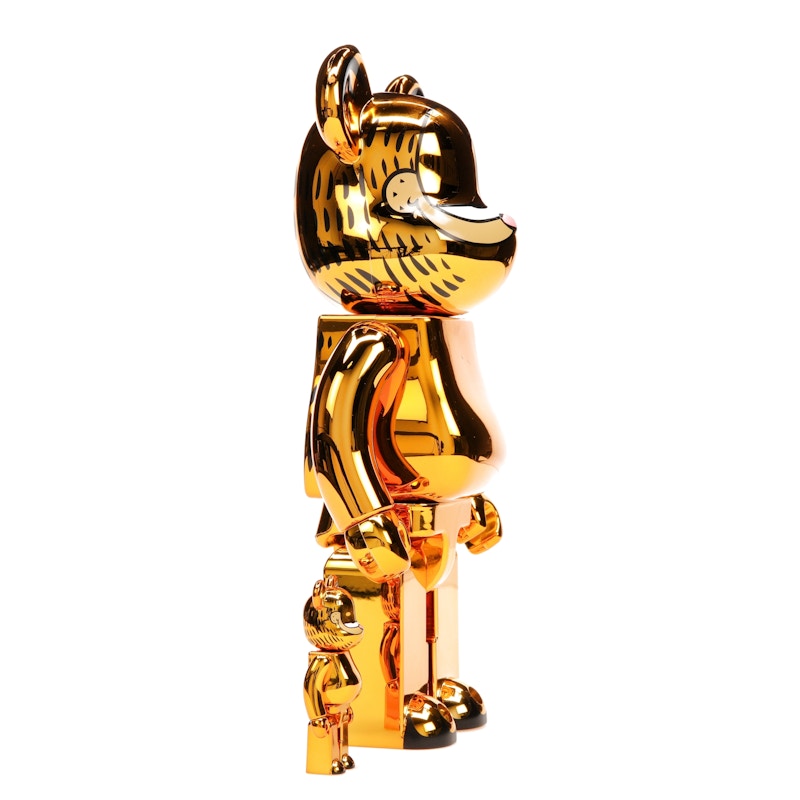 Bearbrick Garfield 100% & 400% Set Gold Chrome Ver. - image 30