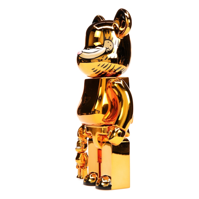 Bearbrick Garfield 100% & 400% Set Gold Chrome Ver. - image 7
