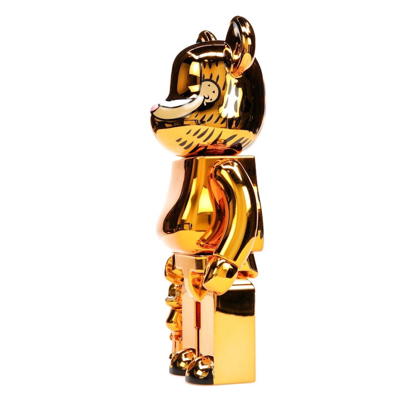 Bearbrick Garfield 100% & 400% Set Gold Chrome Ver. - image 8