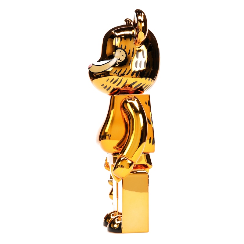 Bearbrick Garfield 100% & 400% Set Gold Chrome Ver. - image 9