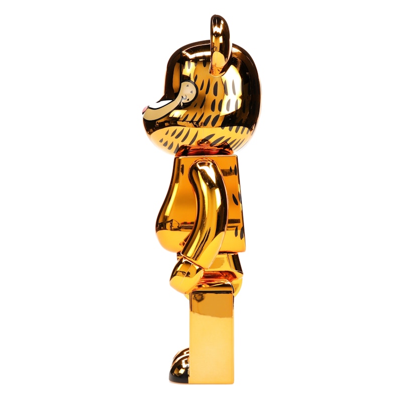 Bearbrick Garfield 100% & 400% Set Gold Chrome Ver. - image 10