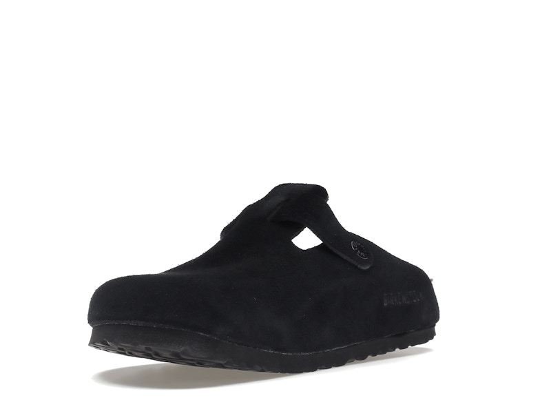 Birkenstock Boston Soft Footbed Suede Black - image 14