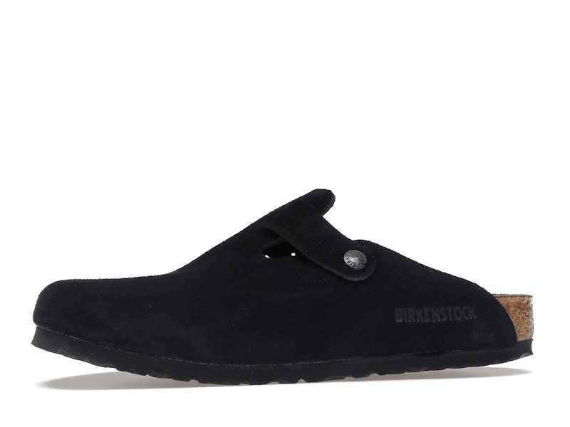 Birkenstock Boston Soft Footbed Suede Black - image 18