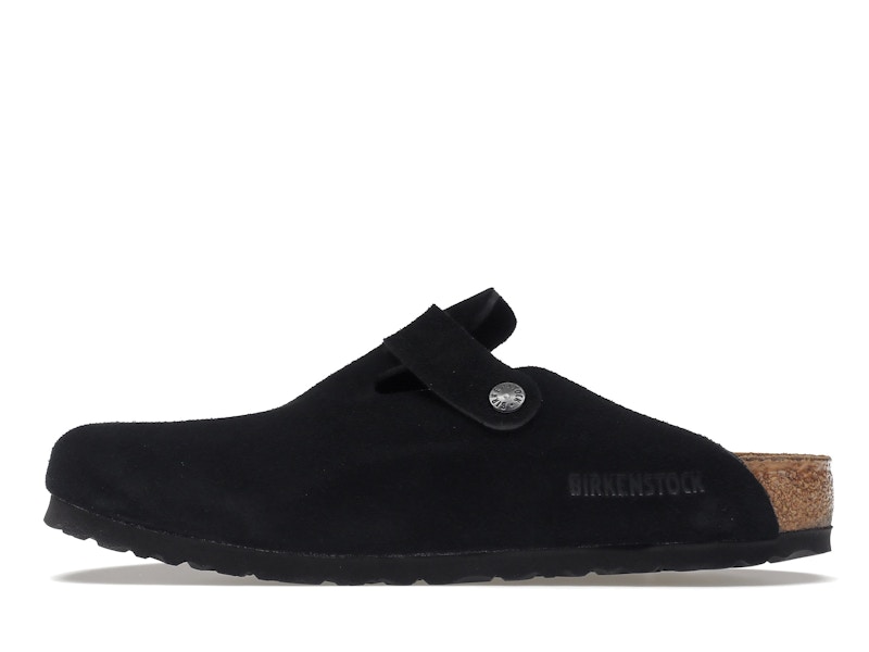 Birkenstock Boston Soft Footbed Suede Black - image 20