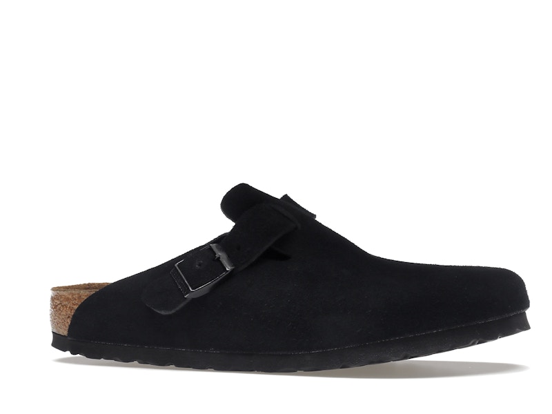 Birkenstock Boston Soft Footbed Suede Black - image 3