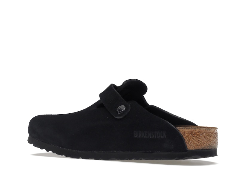 Birkenstock Boston Soft Footbed Suede Black - image 23