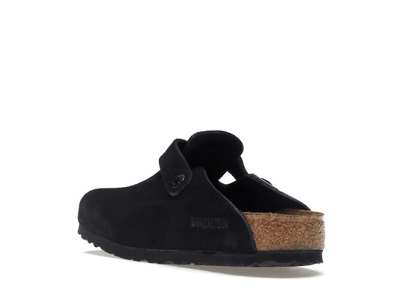 Birkenstock Boston Soft Footbed Suede Black - image 25