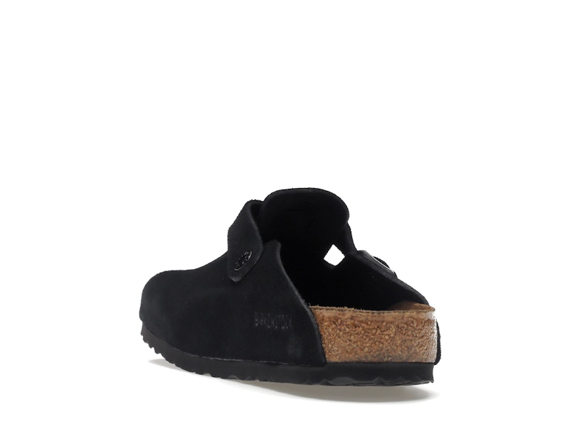 Birkenstock Boston Soft Footbed Suede Black - image 26