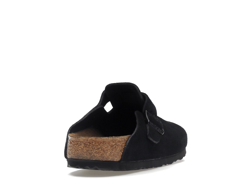Birkenstock Boston Soft Footbed Suede Black - image 30