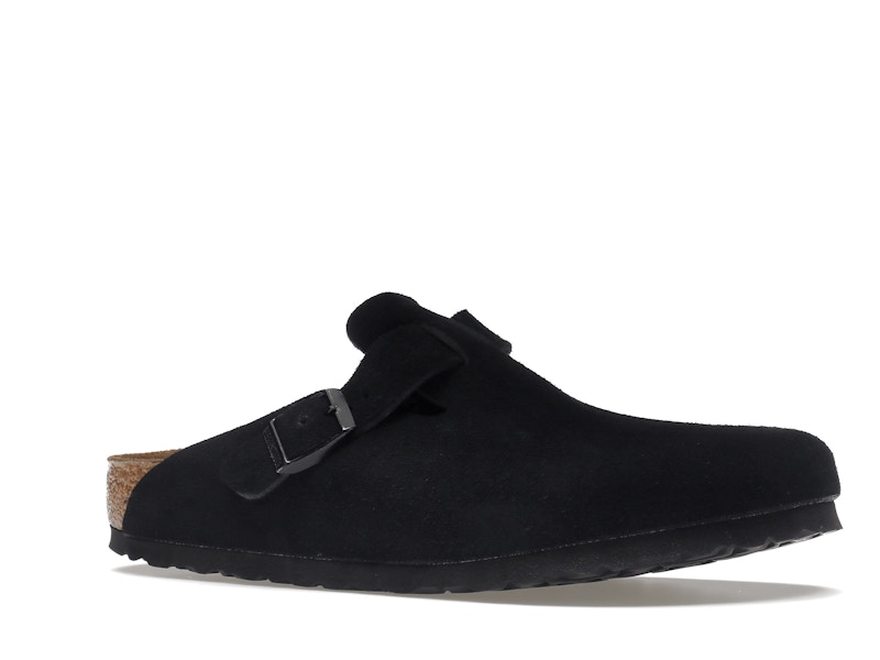 Birkenstock Boston Soft Footbed Suede Black - image 4