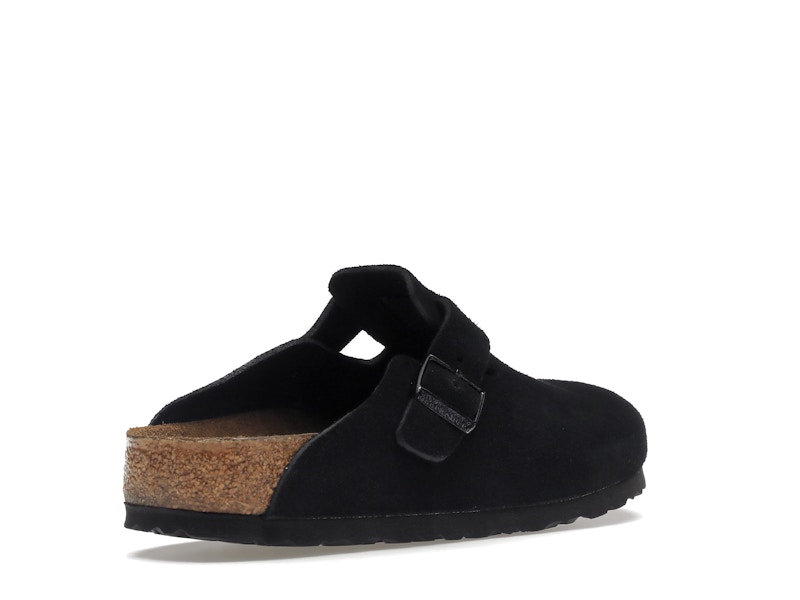 Birkenstock Boston Soft Footbed Suede Black - image 32