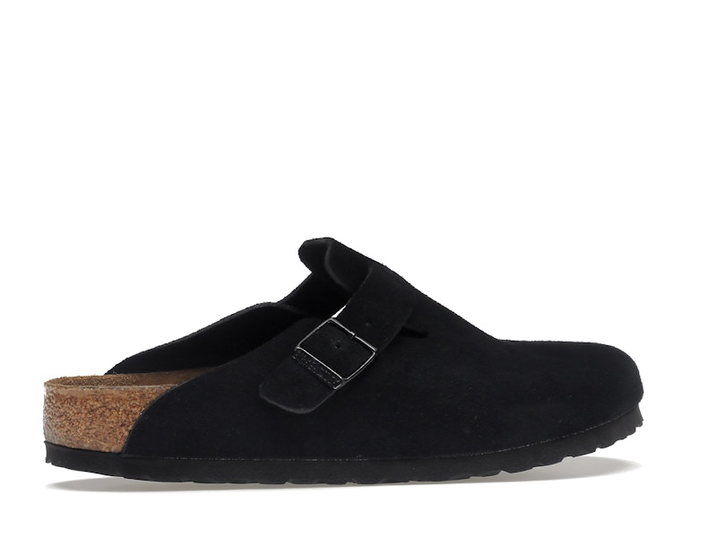 Birkenstock Boston Soft Footbed Suede Black - image 35