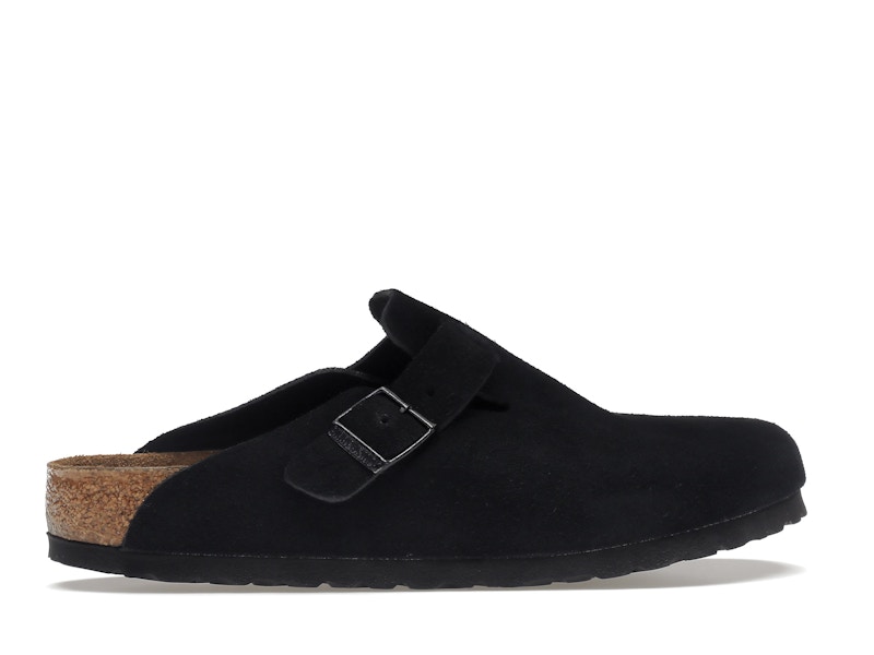 Birkenstock Boston Soft Footbed Suede Black - image 36