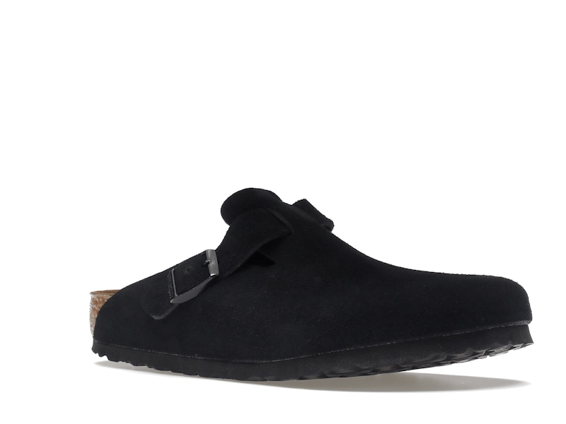 Birkenstock Boston Soft Footbed Suede Black - image 5