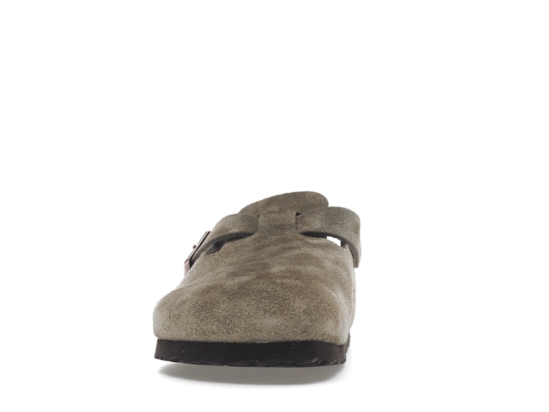 Birkenstock Boston Soft Footbed Suede Taupe (Narrow Fit) - image 11