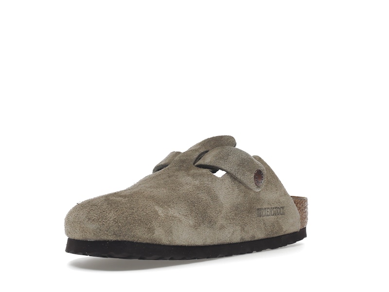 Birkenstock Boston Soft Footbed Suede Taupe (Narrow Fit) - image 14