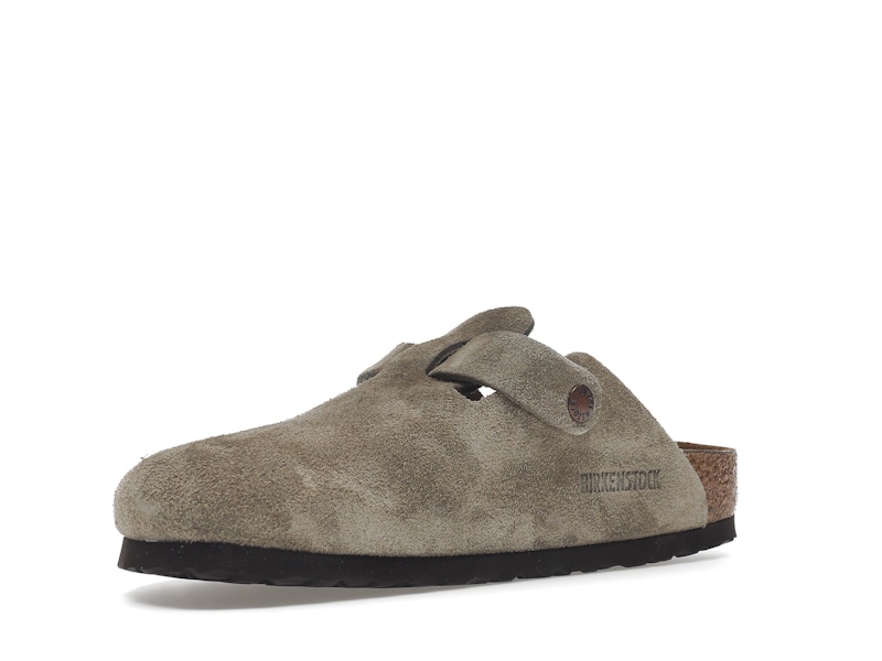 Birkenstock Boston Soft Footbed Suede Taupe (Narrow Fit) - image 15