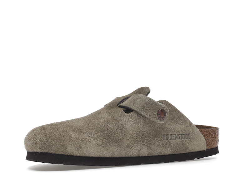 Birkenstock Boston Soft Footbed Suede Taupe (Narrow Fit) - image 16