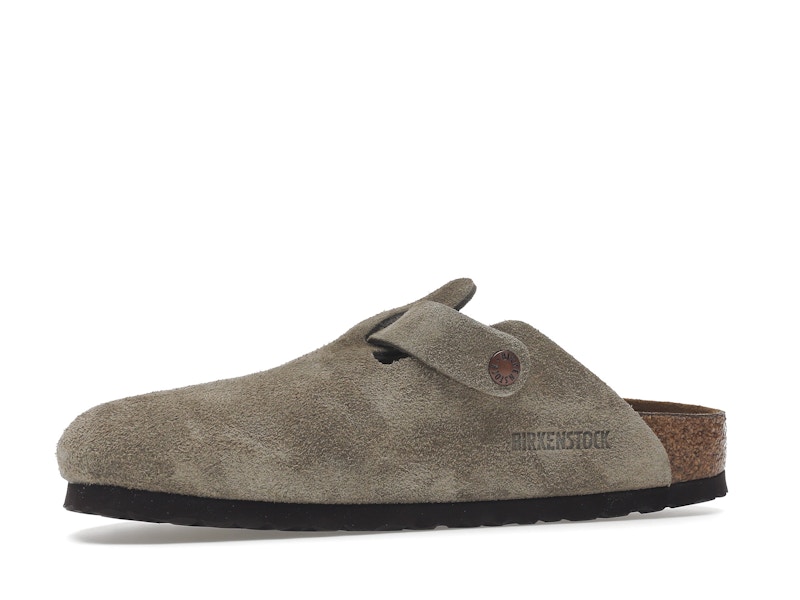 Birkenstock Boston Soft Footbed Suede Taupe (Narrow Fit) - image 17