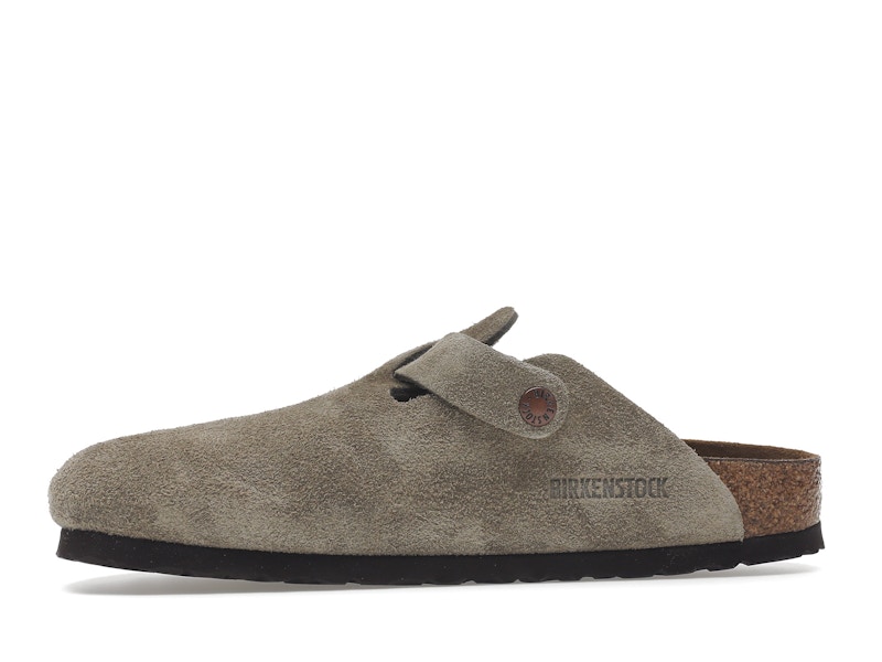 Birkenstock Boston Soft Footbed Suede Taupe (Narrow Fit) - image 18