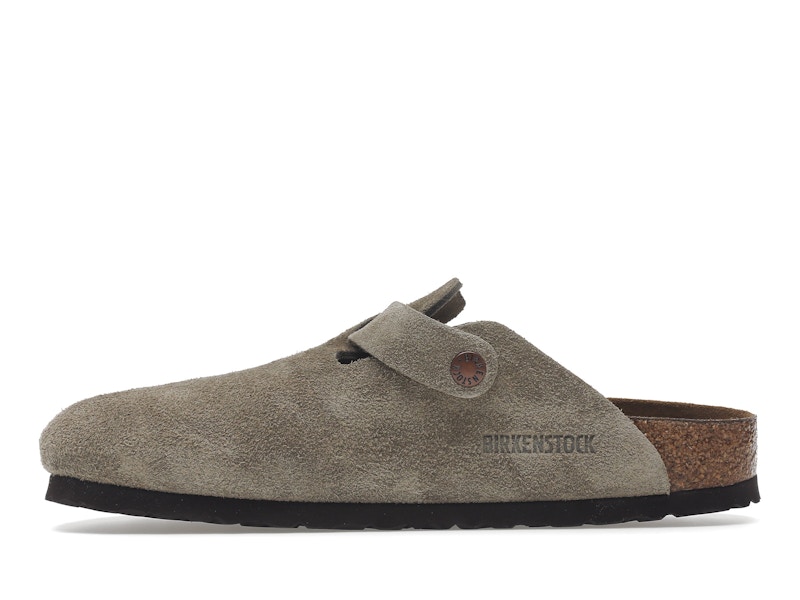 Birkenstock Boston Soft Footbed Suede Taupe (Narrow Fit) - image 19