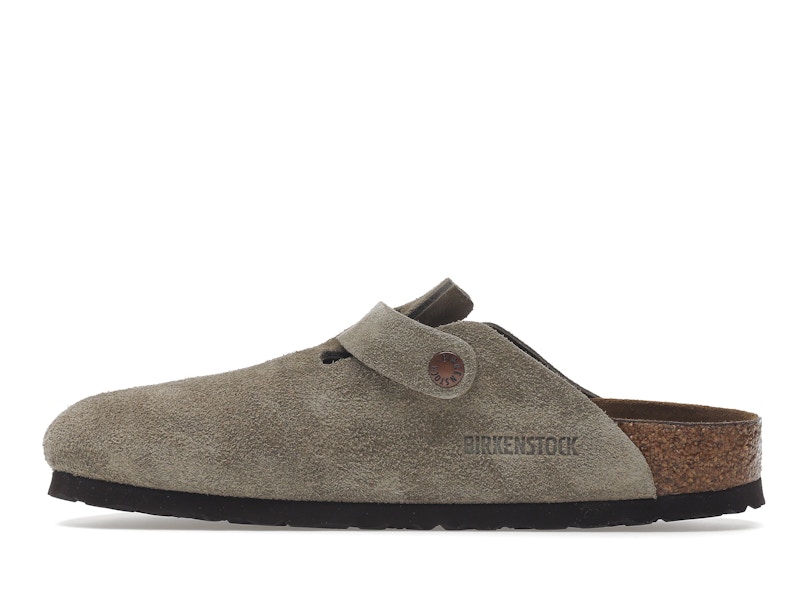 Birkenstock Boston Soft Footbed Suede Taupe (Narrow Fit) - image 20