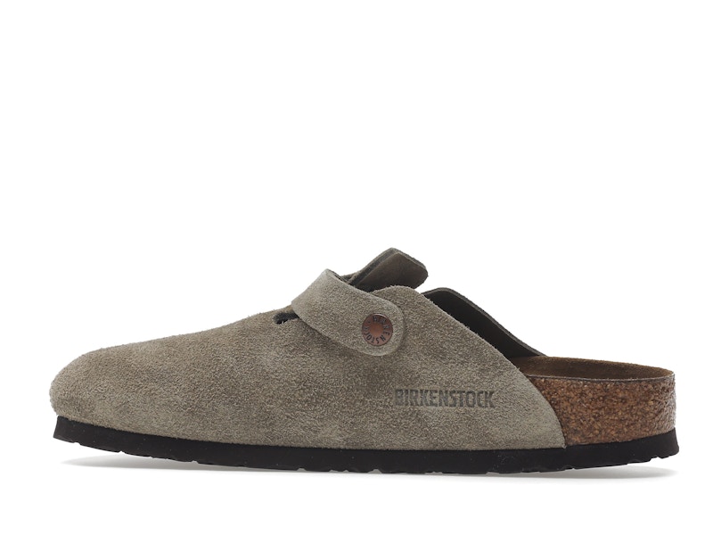 Birkenstock Boston Soft Footbed Suede Taupe (Narrow Fit) - image 21
