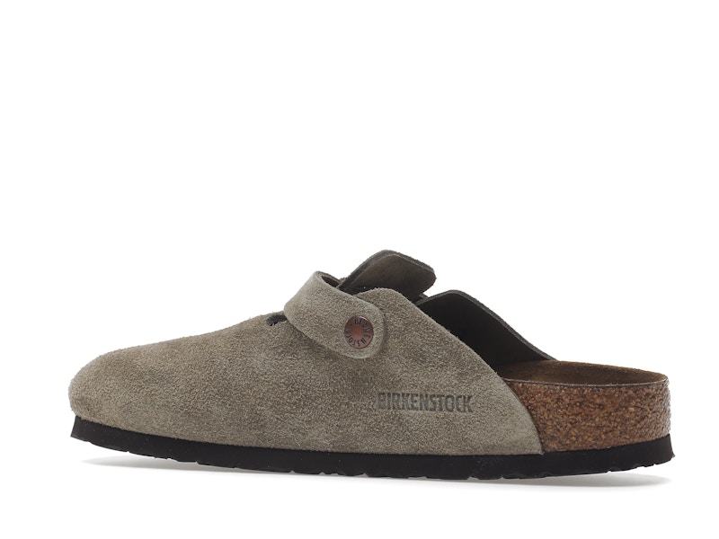 Birkenstock Boston Soft Footbed Suede Taupe (Narrow Fit) - image 22