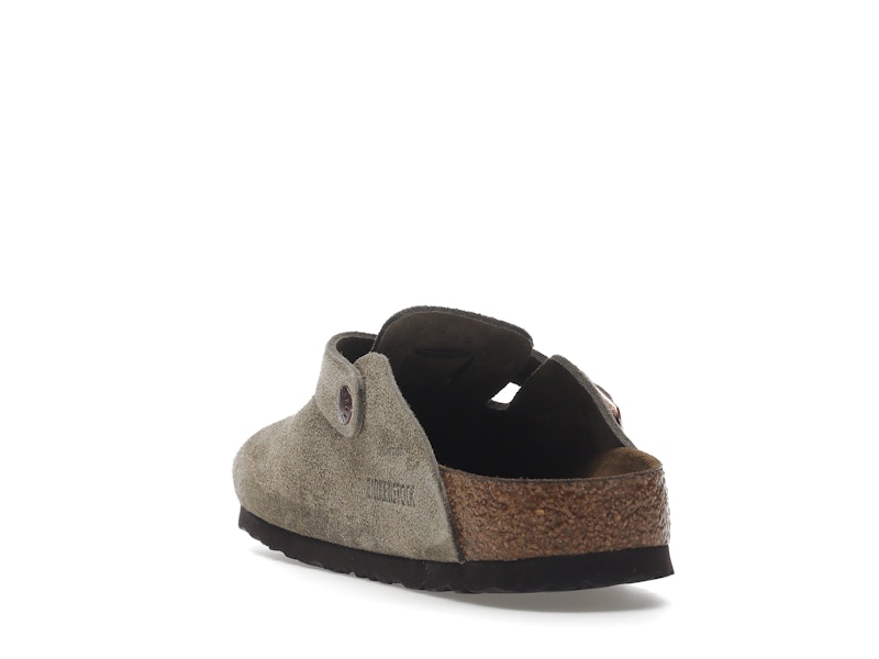 Birkenstock Boston Soft Footbed Suede Taupe (Narrow Fit) - image 26