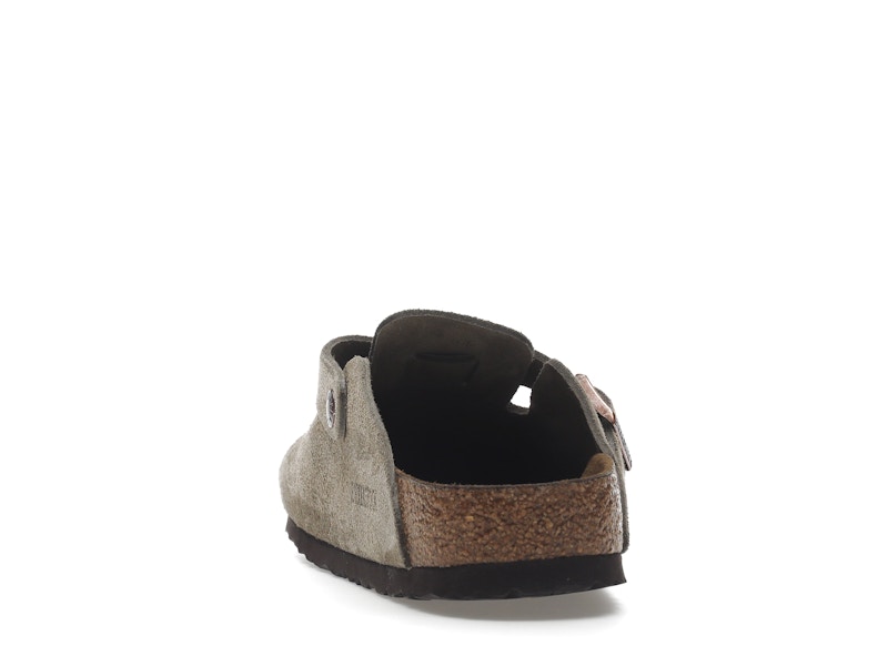 Birkenstock Boston Soft Footbed Suede Taupe (Narrow Fit) - image 27