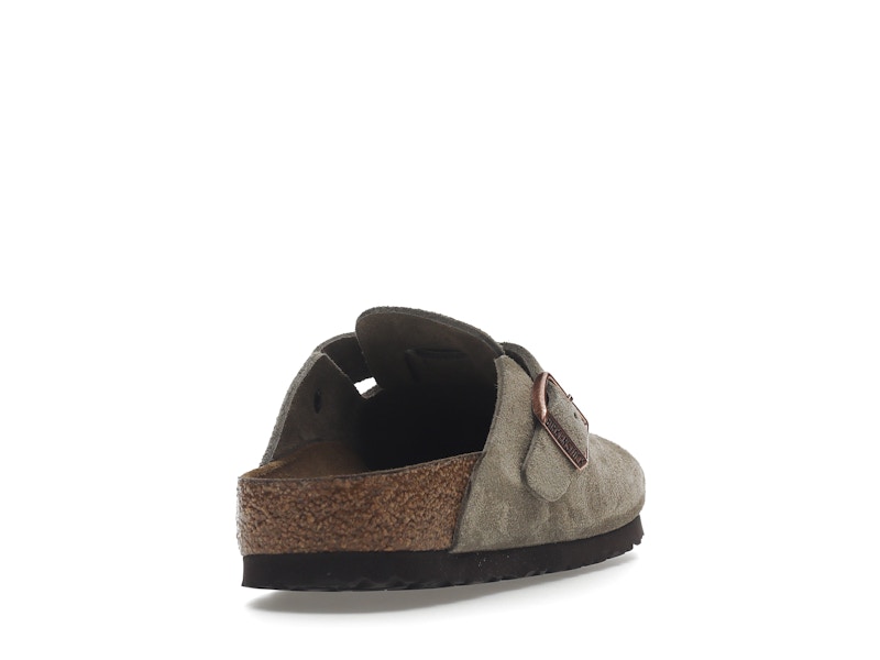Birkenstock Boston Soft Footbed Suede Taupe (Narrow Fit) - image 30