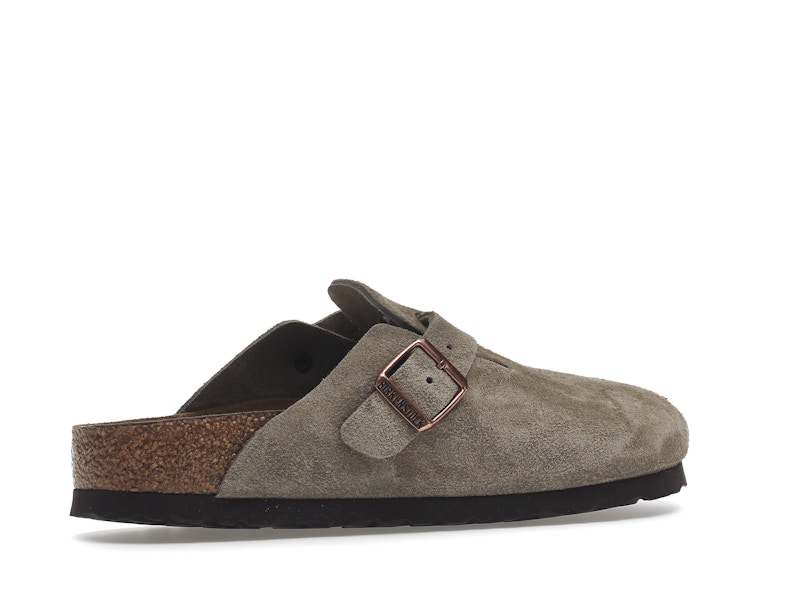 Birkenstock Boston Soft Footbed Suede Taupe (Narrow Fit) - image 34
