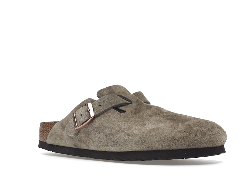Birkenstock Boston Soft Footbed Suede Taupe (Narrow Fit) - image 5